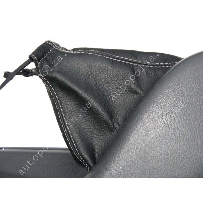 Чехол на ручник Daewoo Lanos, Sens, Chevrolet Lanos кожаный Senator