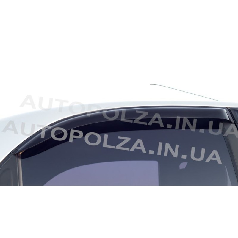 Дефлекторы окон Daewoo Lanos, Sens на скотче Clover (Корея) А-095