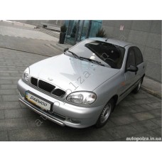 Дуга (кенгурятник) на бампер Daewoo Lanos, Sens, Chevrolet Lanos з нержавіючої сталі Pan
