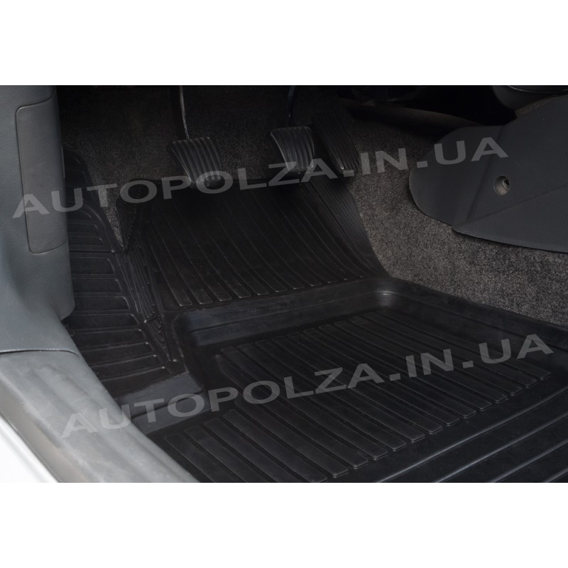 Коврик водительский в Daewoo Lanos, Sens резиновый глубокий Автобан (1 шт.)