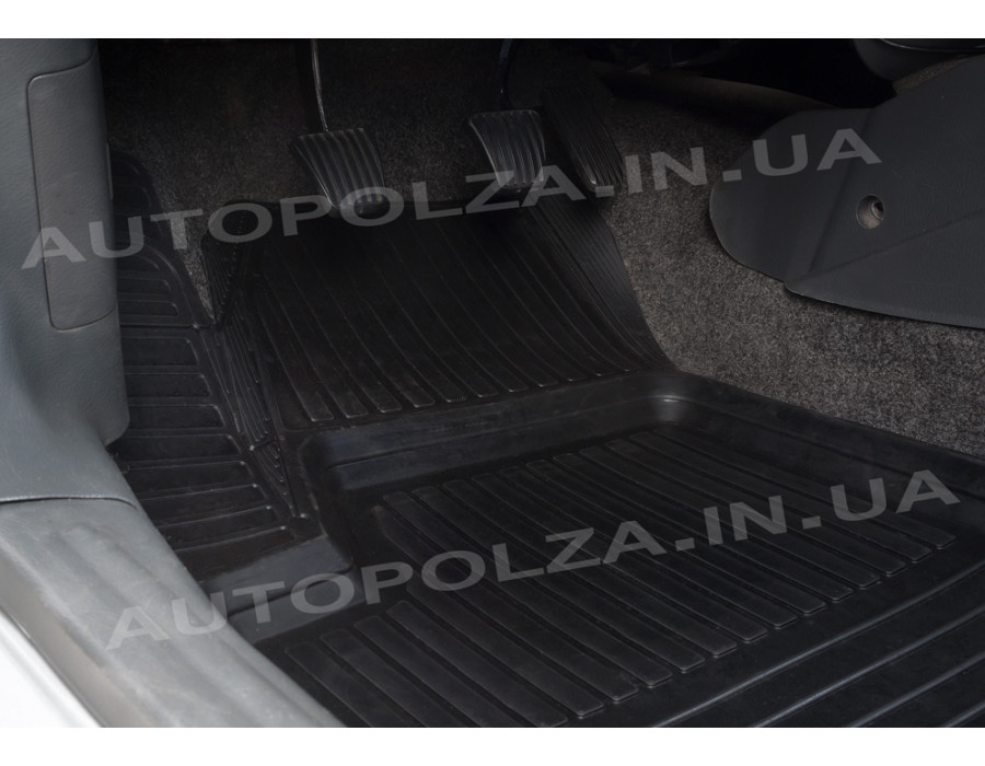 Коврики передние в Daewoo Lanos, Sens резиновые глубокие Автобан (2 шт.)