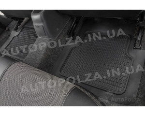 Килимки в Daewoo Lanos, Sens гумові Ribbet Poland (4 шт.)
