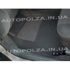 Текстильні килимки Daewoo Lanos, Sens Tetra повнорозмірні сірі (5 шт.)