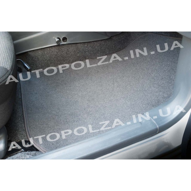 Текстильные коврики Daewoo Lanos, Sens Tetra Lite серые (5 шт.)