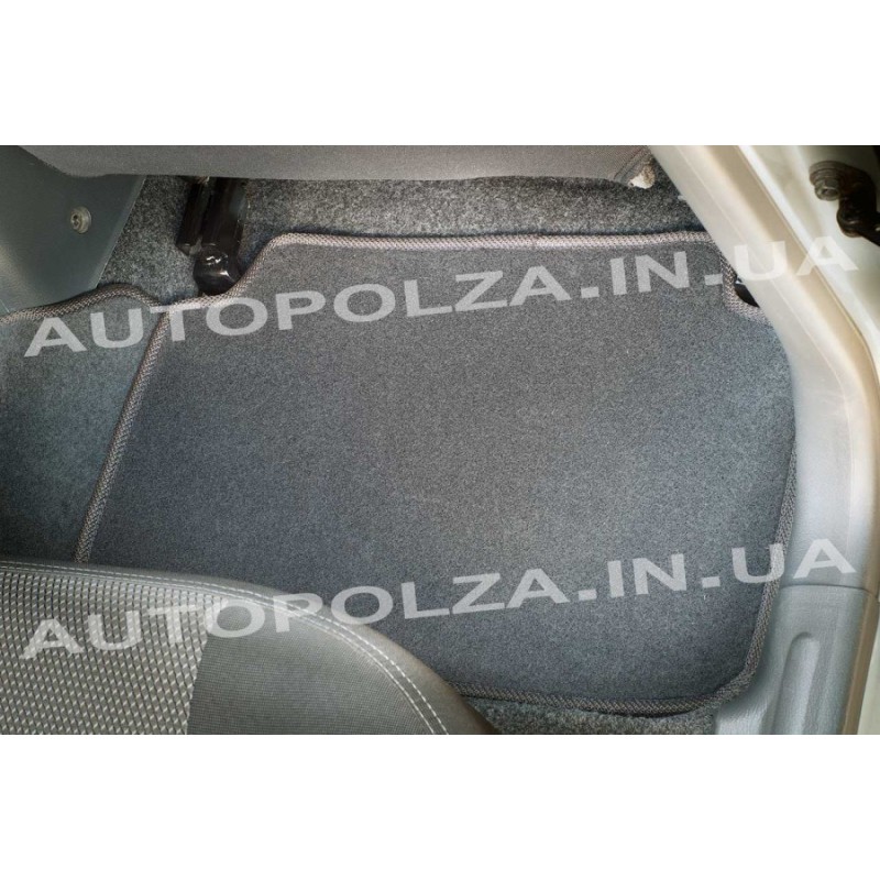 Текстильные коврики Daewoo Lanos, Sens Tetra Lite серые (5 шт.)