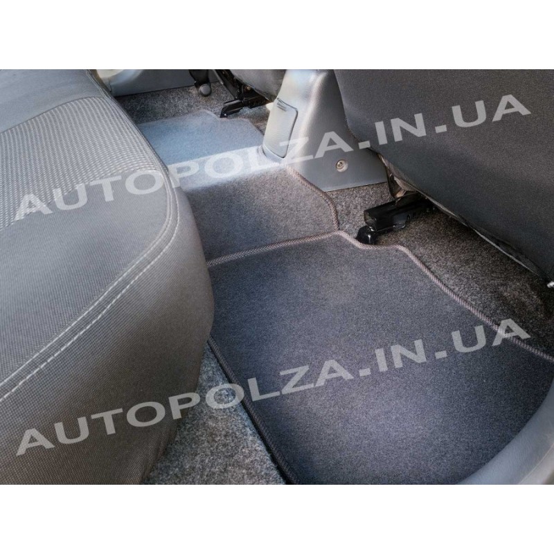 Текстильные коврики Daewoo Lanos, Sens Tetra Lite серые (5 шт.)