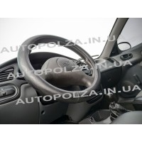 Шкіряний чохол на кермо Daewoo Lanos, Sens з перфорацією Bora