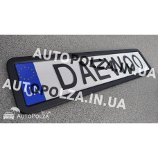 Рамка під номер чорна Daewoo Lanos, Sens Avalon