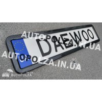 Рамка під номер карбон Daewoo Lanos, Sens Avalon