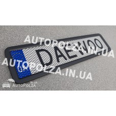 Рамка під номер із сіткою чорна Daewoo Lanos, Sens Avalon