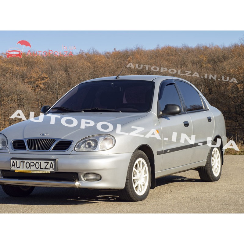 Дефлекторы окон Daewoo Lanos, Sens на скотче 
