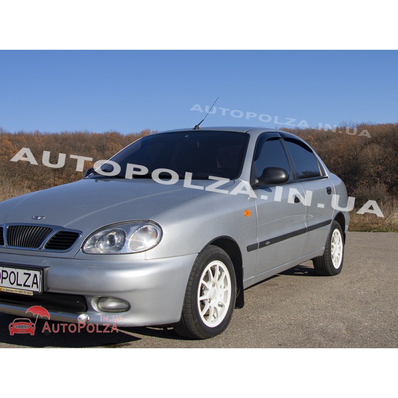 Дефлекторы окон Daewoo Lanos, Sens на скотче 